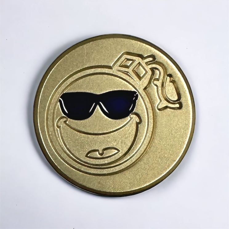 Bettinardi Social Exclusive Cool Bomb Brass Ball Marker